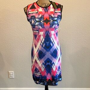 Just Love Multicolored Dress Sz Medium NWT!